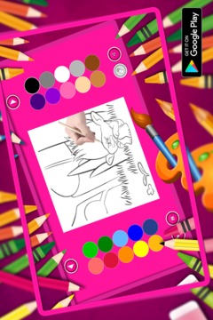 Coloring Book Troll Poppy amoureux Fans 2018游戲截圖3