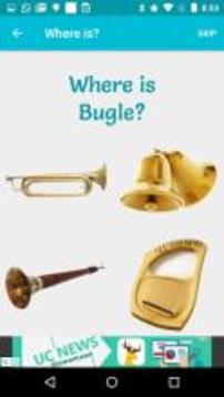 Musical Instruments-Learn,Spell,Quiz,Color & Game游戲截圖5