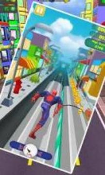 Subway Spider-Run Surfer游戲截圖1