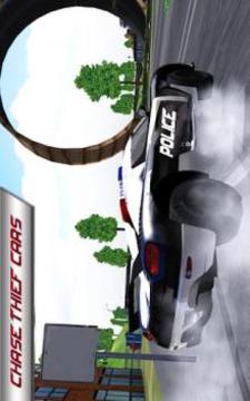 Police Car 3D : City Crime Chase Driving Simulator游戲截圖3