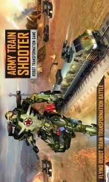 Army Train Shooter : Robot Transformation Game游戲截圖1