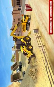 City Road Construction Sim 2018游戏截图3