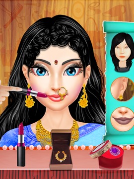 Indian Bride Makeover Salon And HandArt游戲截圖1