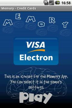 Memory - Credit Cards游戲截圖1
