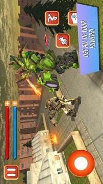 Flying Robot Helicopter Knight游戲截圖2
