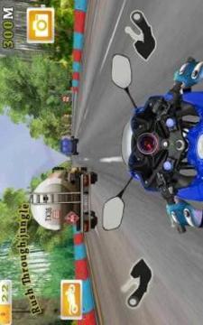 Bike rider in traffic.游戲截圖5
