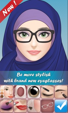 Hijab Make Up Salon游戲截圖1