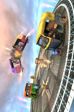 Tuk Tuk Demolition Derby : Rickshaw Driver Clash游戲截圖1