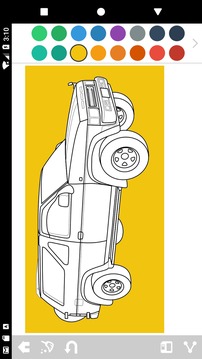 Japanese Cars Coloring Book游戲截圖3
