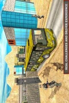 Army Bus Coach Driving: Bus Driver Games游戲截圖2