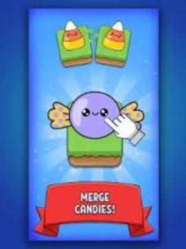 Merge Candy - Kawaii Idle Evolution Clicker Game游戲截圖3
