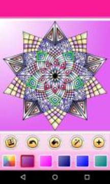 Coloring Book - Mandala HD游戲截圖1