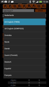 Feudfraud - Wordfeud helper游戲截圖5