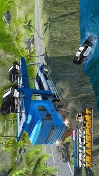 Offroad Police Truck Transport: Car Transportation游戲截圖4