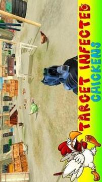 Crazy Chicken Shooting - Angry Chicken Knock Down游戲截圖5