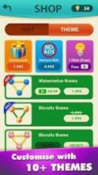 1 Line - Draw 1 Stroke By One Touch - Shape Games游戲截圖2