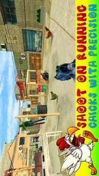 Crazy Chicken Shooting - Angry Chicken Knock Down游戲截圖3