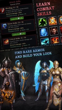 Vengeful Souls RPG: Heroes, Clans & Battles游戲截圖4