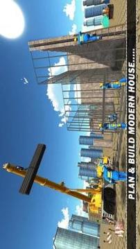 Modern House Construction 3D游戲截圖4
