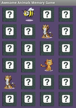 Awesome Animals Memory Game游戲截圖2