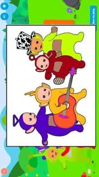 teletubbies for coloring游戲截圖3