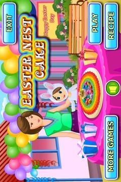 Easter Nest Cake Cooking游戲截圖4