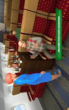 Virtual Flight Attendant Air Hostess Simulator 3D游戲截圖2
