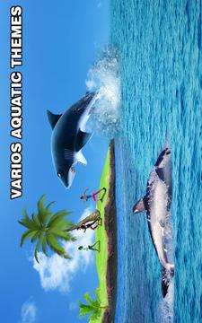 Hungry Blue Whale Shark Attack: Shark Attack Games游戲截圖3