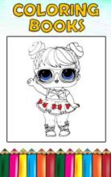 How To Color LOL Doll Surprise -Coloring Game游戲截圖3