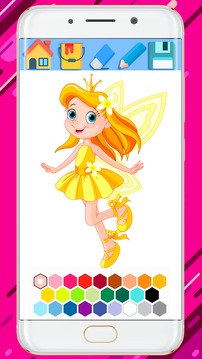 Fairy Coloring Book - Cut Fairy Coloring Book 2018游戲截圖5
