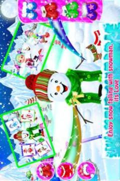 Winter Dressup And Hairdo - Snowman Salon游戲截圖4