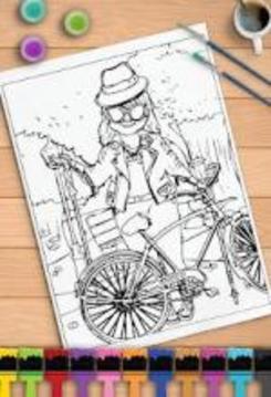 Grandma Drawing ColorBook游戲截圖5