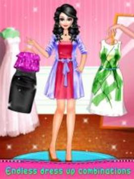 Indian Girl Western Outfits - Indian Girl Games游戲截圖3