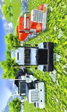 OffRoad Scary Oil chained Truck Driving Game游戲截圖2