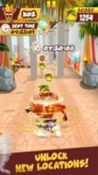 Super Crash Bandicoot Rush 3D游戲截圖2