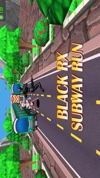 Black Rider Subway - Masked Heroes Run Adventure游戏截图1