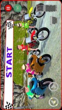 Real Kids Motorcycle Bike Race Free 3D游戲截圖3
