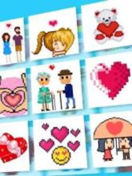 Love Pixel Art Color by Number - No Draw Coloring游戲截圖5