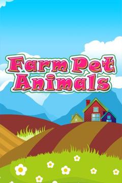Farm Pet Animal Match for Kids游戲截圖1