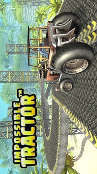 Impossible Tractor Stunts : Offroad Tracks游戲截圖1