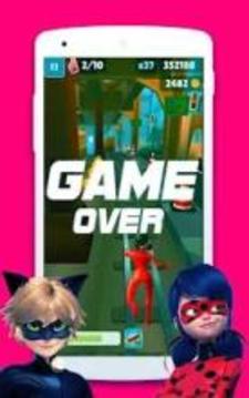 Subway Ladybug And Cat Noir Runner游戲截圖1