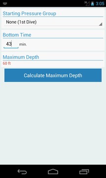 SCUBA Diving Planner游戲截圖4