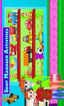 Toy Store Shopping Mall: Cash Register Girl Game游戲截圖2