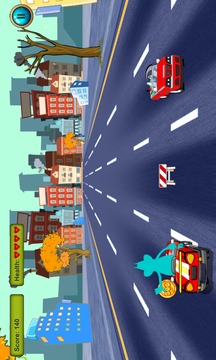 Cat Racer - Oggy Cartoon Run游戲截圖1