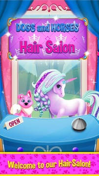 Dogs and Horses Hair Salon: Pet Fashion Beauty Spa游戲截圖1