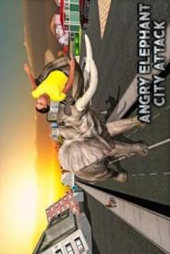 Angry Elephant City Attack游戲截圖1