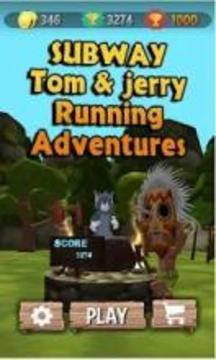 Subway Tom and Jerry running Adventure游戲截圖5