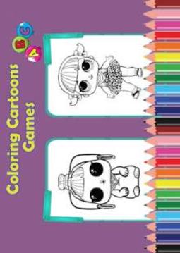 Coloring Book Full of Surprise and Dolls -LOL游戲截圖1
