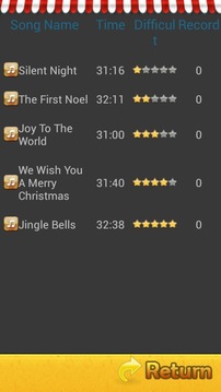 Free Christmas Song Music Game游戲截圖2