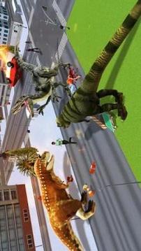 Angry Dinosaur Simulator Games: City Attack 3D游戲截圖3